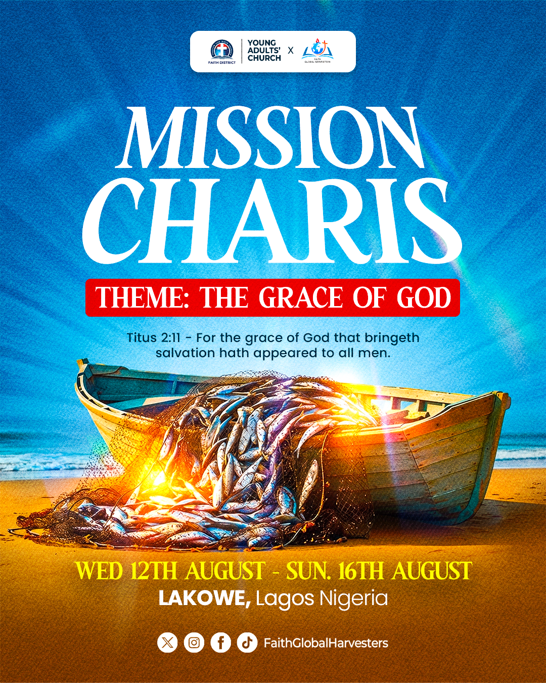 Mission Charis outreach flier